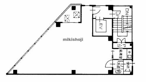 東天満キタムラビル 平面1