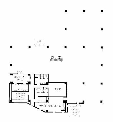 梅田スカイビルガーデン棟 平面1