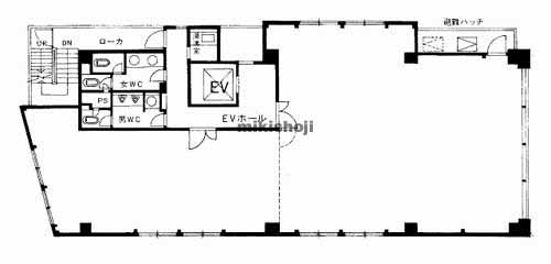 京榮烏丸ビル 平面1