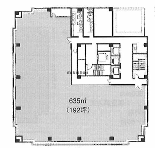 北浜コニシビル 平面1