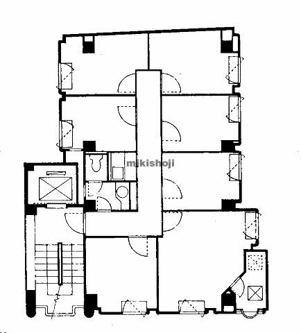 グローネット淀屋橋 平面1