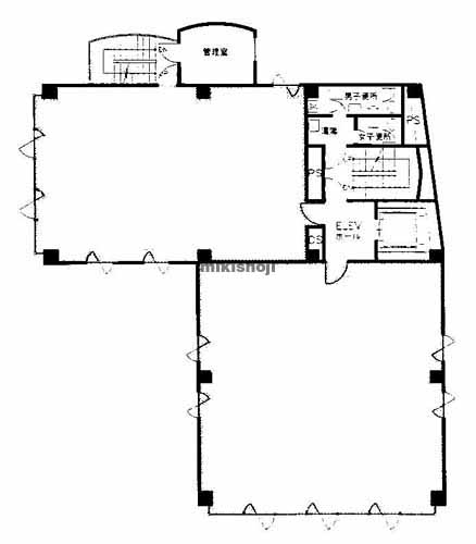 ネオフィス七条烏丸 平面1