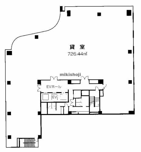 アーバネックス御池ビル西館 平面1