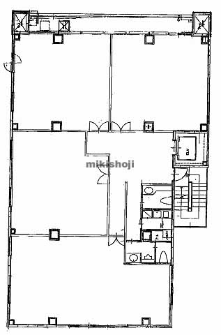 ゴックス南森町 平面1