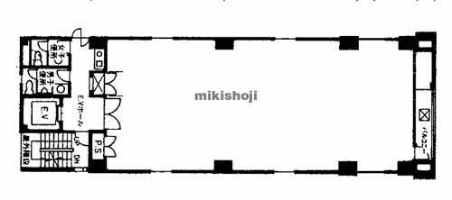 大阪古久根信濃橋ビル 平面1