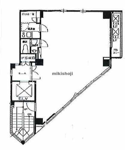 プラネット本町橋 平面1