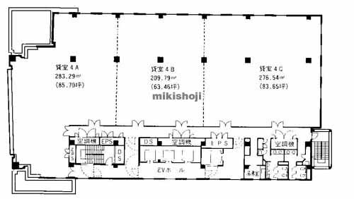 りそな京都ビル 平面1