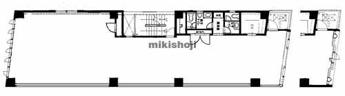 ビジネスゾーン北堀江 平面1