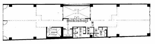 天満八軒家ビル 平面1