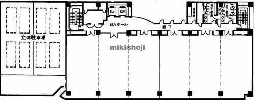 損保ジャパン岡山ビル 平面1