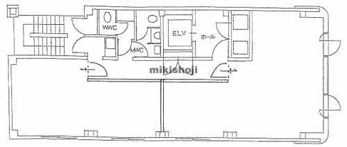キャビン天神橋ビル 平面1