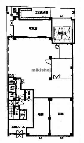 ユニ高麗橋 平面1