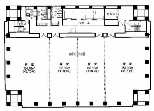 ニッセイ三宮ビル 平面1