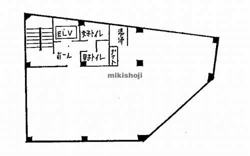 新北浜ビル 平面1