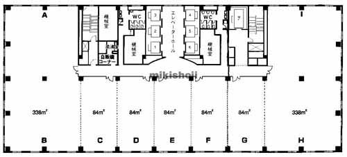 三宮ビルディング南館 平面1