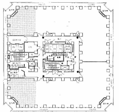 プリオタワー 平面1