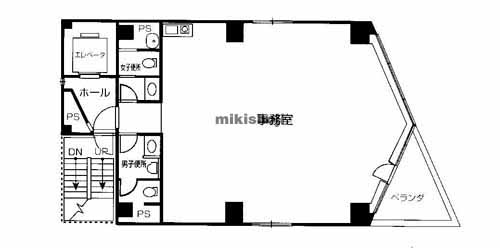 ＯｓａｋａＭｅｔｒｏ松屋町ビル 平面1