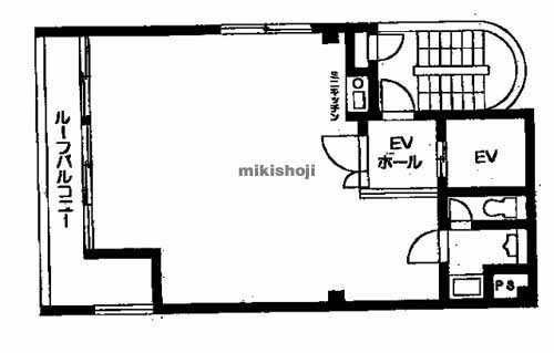 堂島平岡ビル 平面1