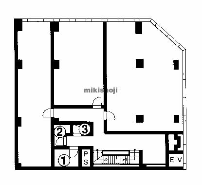 浪速ビル 平面1