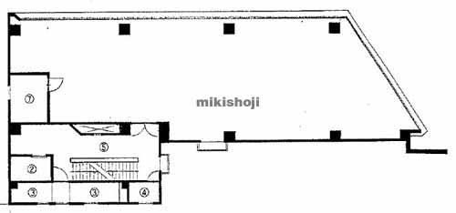 中央区他の富士興業湊川ビル 平面1
