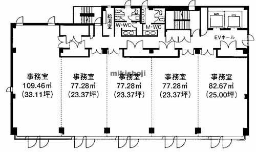 ニッセイ京橋ビル 平面1