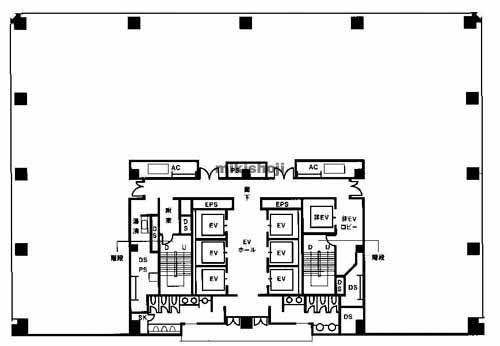 近鉄新難波ビル 平面1