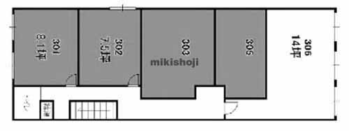 ヤシロビル 平面1