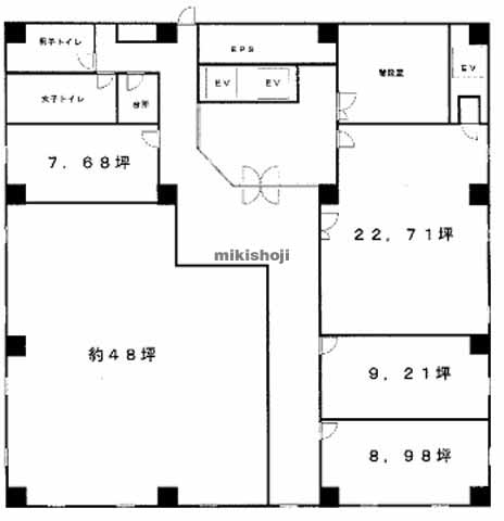 橿原市商工経済会館 平面1