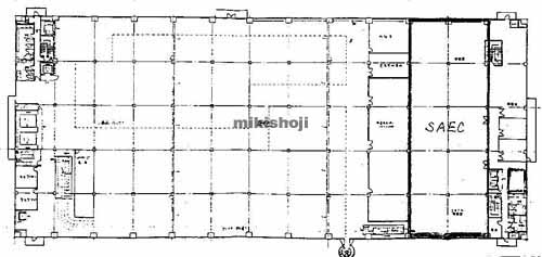 安田倉庫大阪営業所 平面1