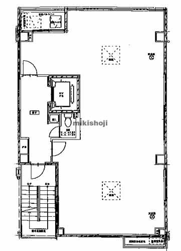 河合京橋ビル 平面1