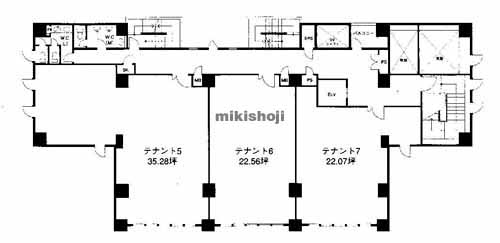 帝塚山クレバービル２ 平面1