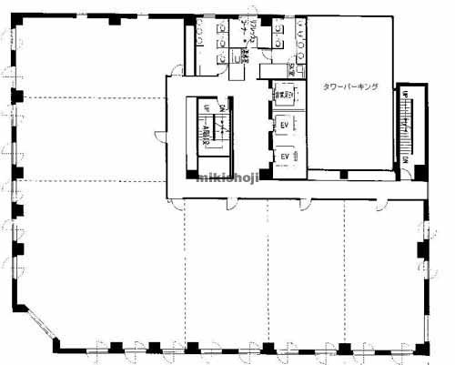 岡山フコク生命駅前ビル 平面1
