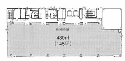 ニッセイ岡山幸町ビル 平面1