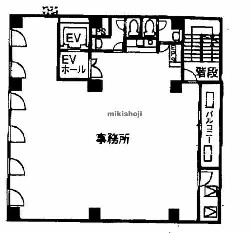 井筒因幡堂町ビル 平面1