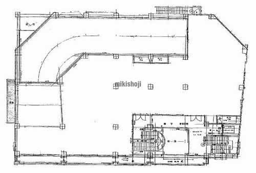 サンクスみのお２番館（店舗ビル） 平面1