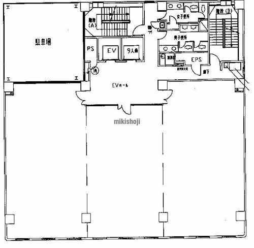 あいおいニッセイ同和損保岡山ビル 平面1