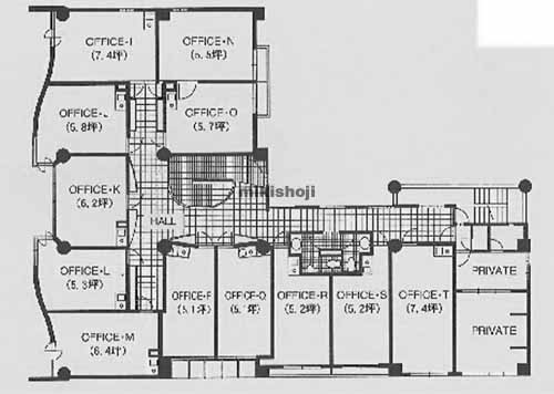 船越メディカルビル 平面1