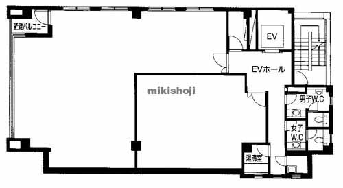 大阪浜美屋ビル 平面1