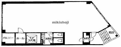 共栄新大阪ビル 平面1