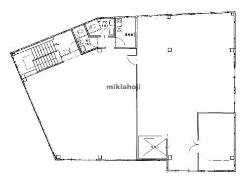 ビルバンク天王寺第２倉庫 平面1