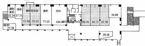 中央区他のポートアイランド北埠頭ビル 平面1