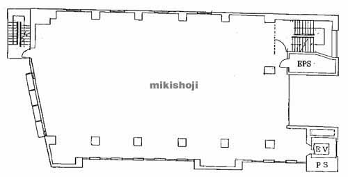 現代西心斎橋２号館ビル 平面1