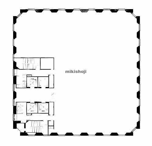 淀屋橋フレックスタワー 平面1
