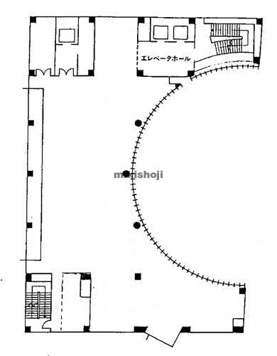 アクア堂島フォンターナ（店舗棟） 平面1
