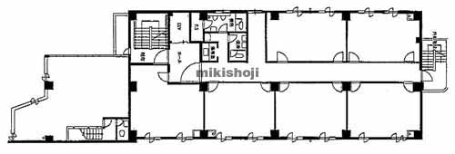 大京心斎橋ビル 平面1