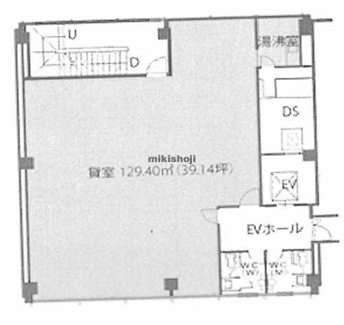 オーク北浜東ビル 平面1