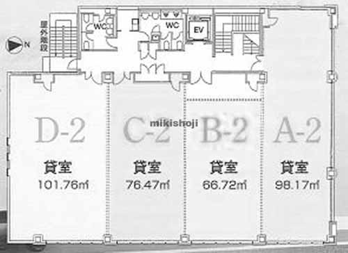 山陰鴻池ビル 平面1