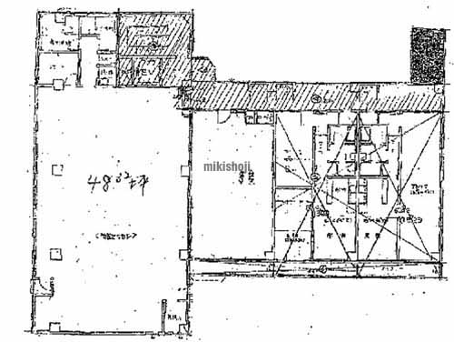 六甲アトリエハウス 平面1