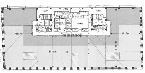 淀屋橋三井ビルディング 平面1