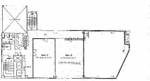 石山駅前近江鉄道ビル 平面1